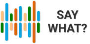 SayWhat logo - improving communication with non native English speakers